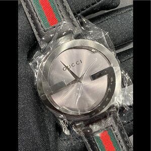 NIB Gucci Watch -Interlocking G Tri-Color Leather